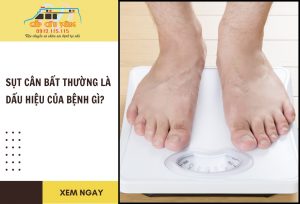 sụt cân bất thường
