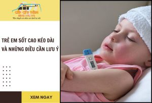 trẻ em sốt cao kéo dài
